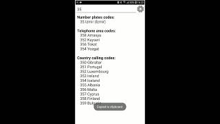 Number Plates and Telephone Codes of Turkey (Ver: 3.1) screenshot 3