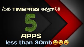 5 different apps you must try it in telugu ll different apps less than 30mb ll timepass apps ll screenshot 2