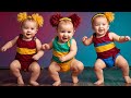 Rain Rain Go Away Funny Baby Dance Rhyme Cute Kids Dance Party Fun Video
