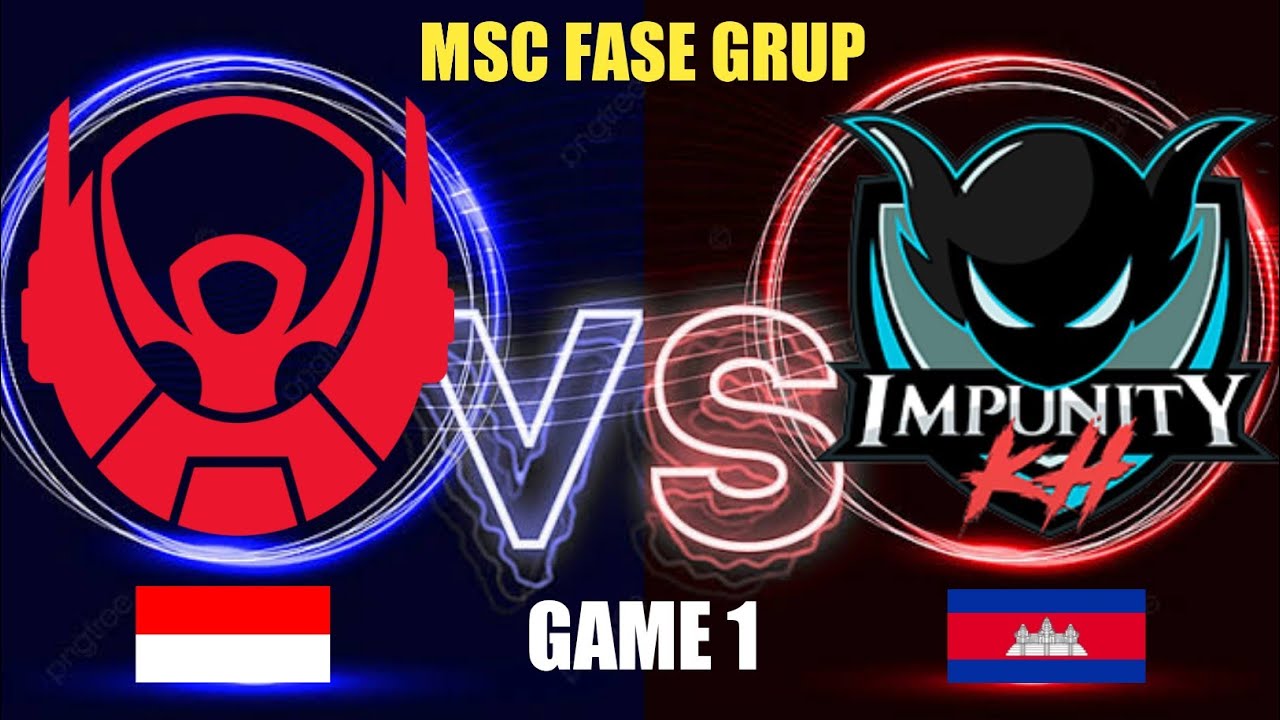 FASE GRUP MSC BIGETRON ALPHA (ID) VS IMPUNITY (KH) GAME 1 MLBB SOUTHEAST ASIA CUP