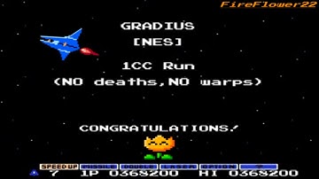 Gradius [NES] | 1cc Run (NO deaths, NO warps)