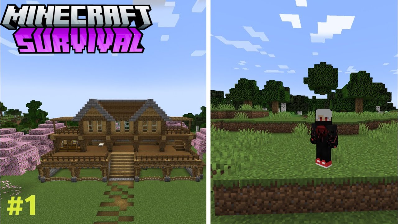 A Perfect Start Survival Series Ep 1 In Hindi | Minecraft 1.21 Survival ...