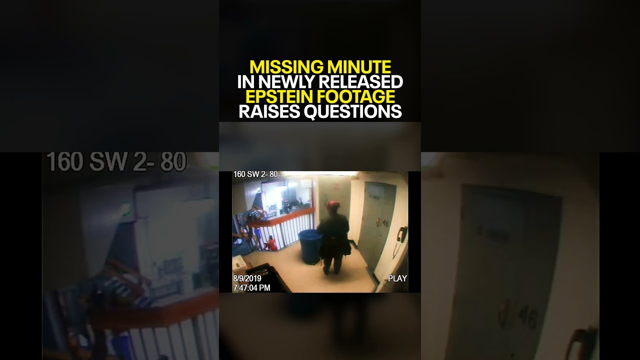 New Epstein Footage Shows One Minute Gap Before Death Raising Questions