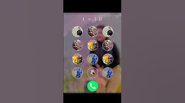 Animated Phone Dialer Interface with Custom Background and Contact Photos#phoneanimation