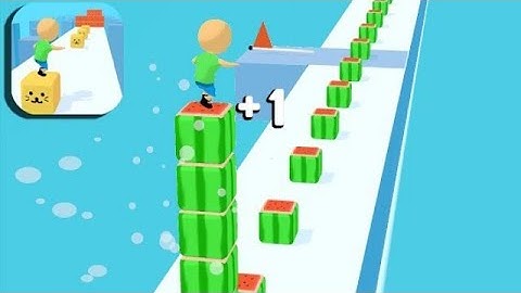 CUBE SURFER! 🚶‍♂🌈🥪 Gameplay All Levels Walkthrough Android, iOS New Game Update Max Level #shorts