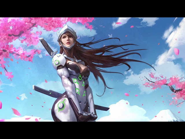 Видео Живые обои Female Genji Overwatch