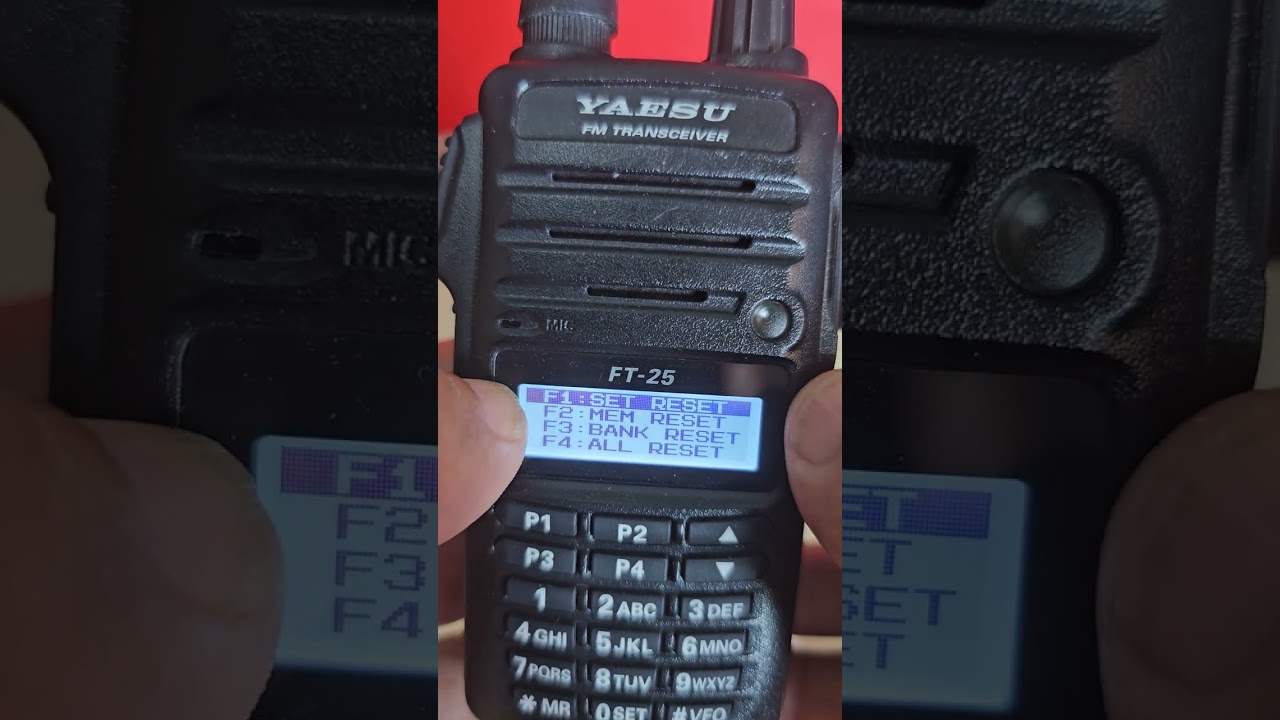 วิธีเปิดแบดน์ Full Band Yaesu FT25