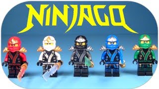 LEGO Ninjago Elemental Robes Kimono Ninjas Collection - BrickQueen - YouTube