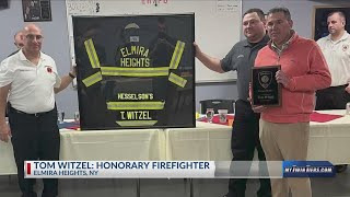 Elmira Heights business owner made honorary fire company member