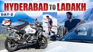 Hyderabad To Ladakh |. Day -2 | Bmw 1250 Gsa | Sandeep Nadimpalli | Telugu |