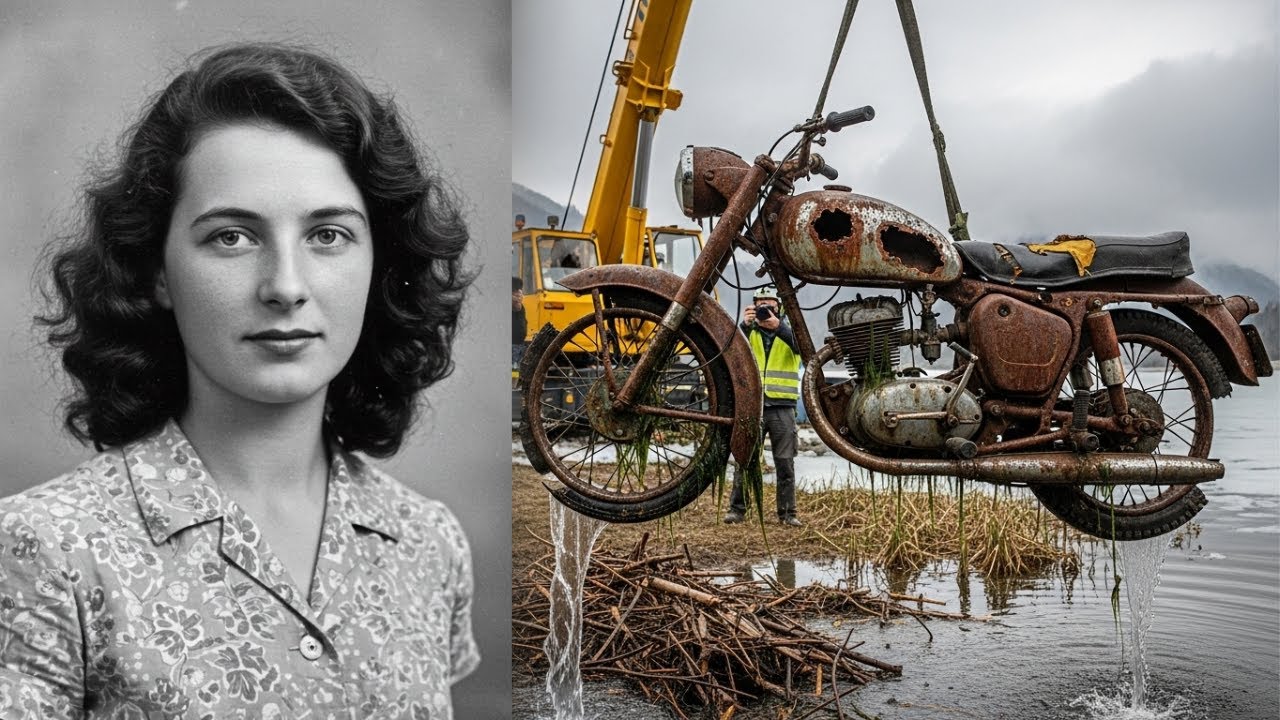 Disparu depuis 1957: Moto Terrot de l'Institutrice Retrouvée Coulée à 4 Metres dans un Lac Alpin