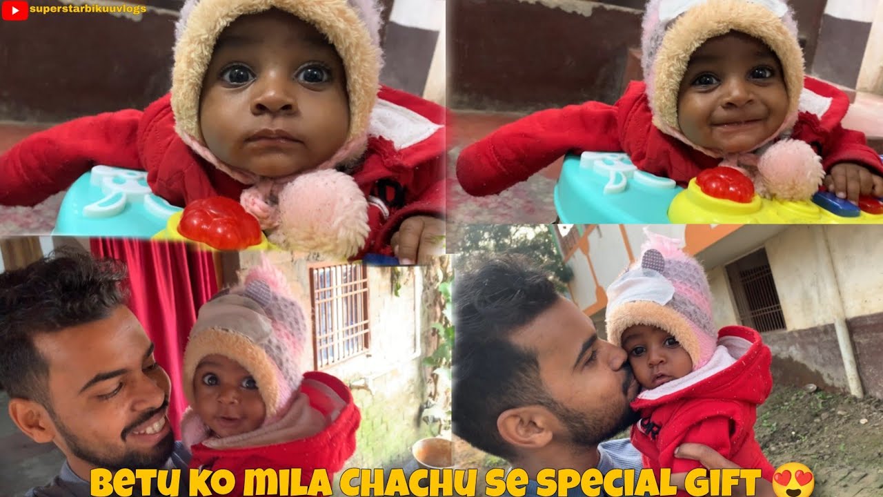 Betu ko mila Chachu se special gift 😍|vlogs 66|#superstarbikuuvlogs 