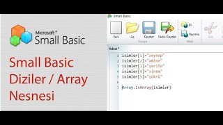 Small Basic - Diziler (Array) Nesnesi