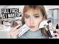 FULL FACE Using $1 MAKEUP | Hit or Miss?! ShopMissA