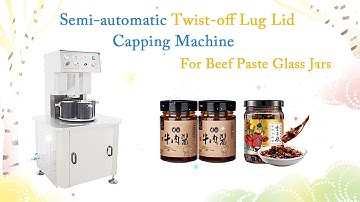 Semi -automatic Twist off Lug Lid  4 Heads Capping Sealing Machine