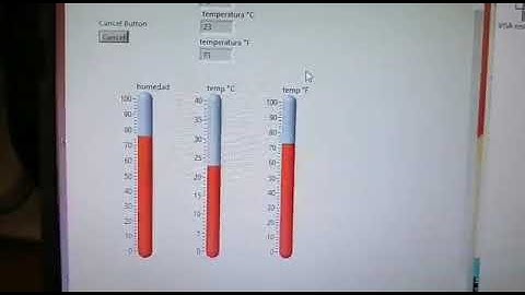 DHT11 en arduino y labview