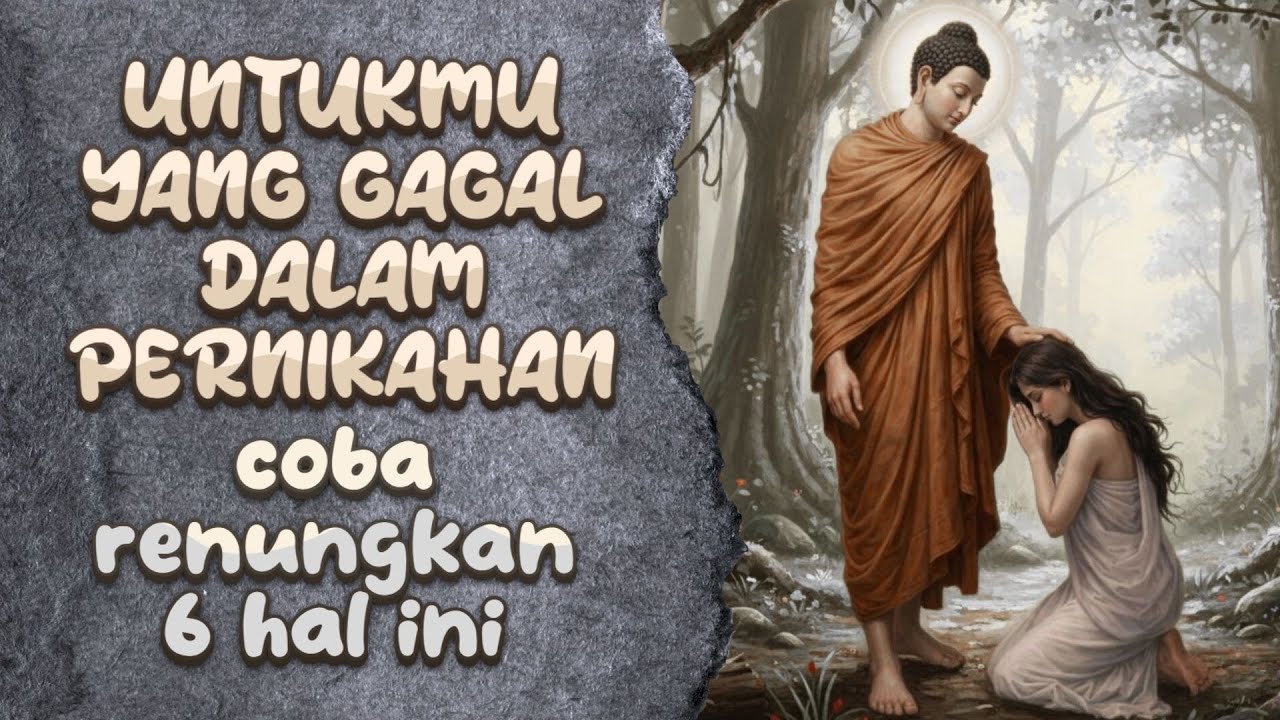 KHUSUS UNTUKMU YANG GAGAL DALAM PERNIKAHAN, Coba Renungkan Ini || Ajaran Buddha 