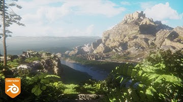 How I created this Medieval Landscape CGI Environment in Blender | Blender 3D
