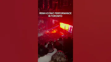 Rema ICONIC PERFORMANCE In Toronto Afrobeats Rema Viralvideo 