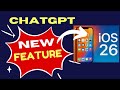 New iOS 26 Feature: Ask ChatGPT About Onscreen Content – Full Tutorial