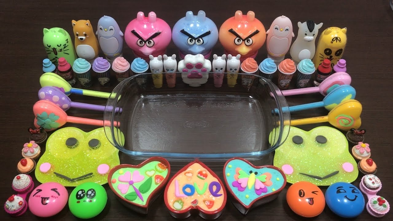 Mixing Makeup and Beads into Slime | Satisfying Slime Videos