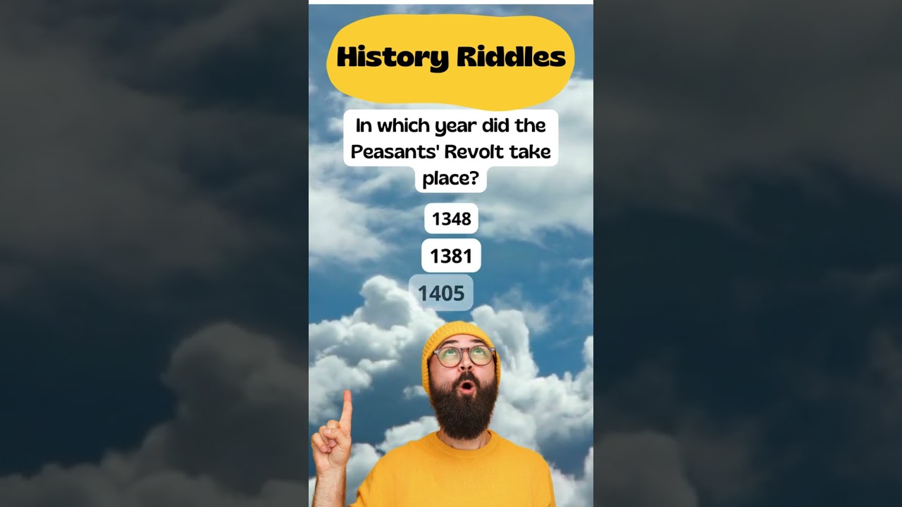 Can You Solve This Fascinating History Riddle? 🤔 