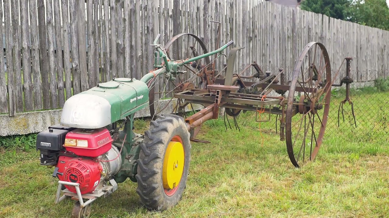 PF 62 s motorem GX 270 - Obrácení sena