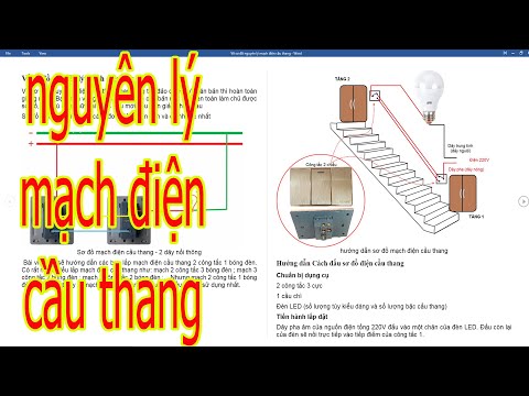 Video nguyên lý mạch điện cầu thang nhà nhiều tầng|ĐIỆN MPK - youtube