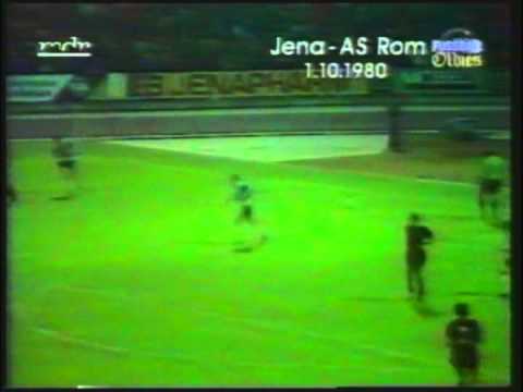 1980 October 1 Carl Zeiss Jena East Germany 4 AS Roma Italy 0 Cup