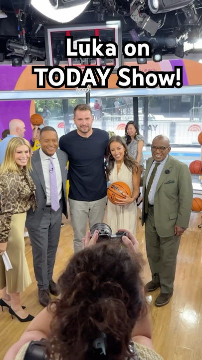 Luka Dončić pulled up to NBC’s TODAY Show!