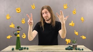 Танец жестов 80 уровня (Повторяй за эмодзи караоке) Перетанцуй меня / Gesture, emoji finger dance