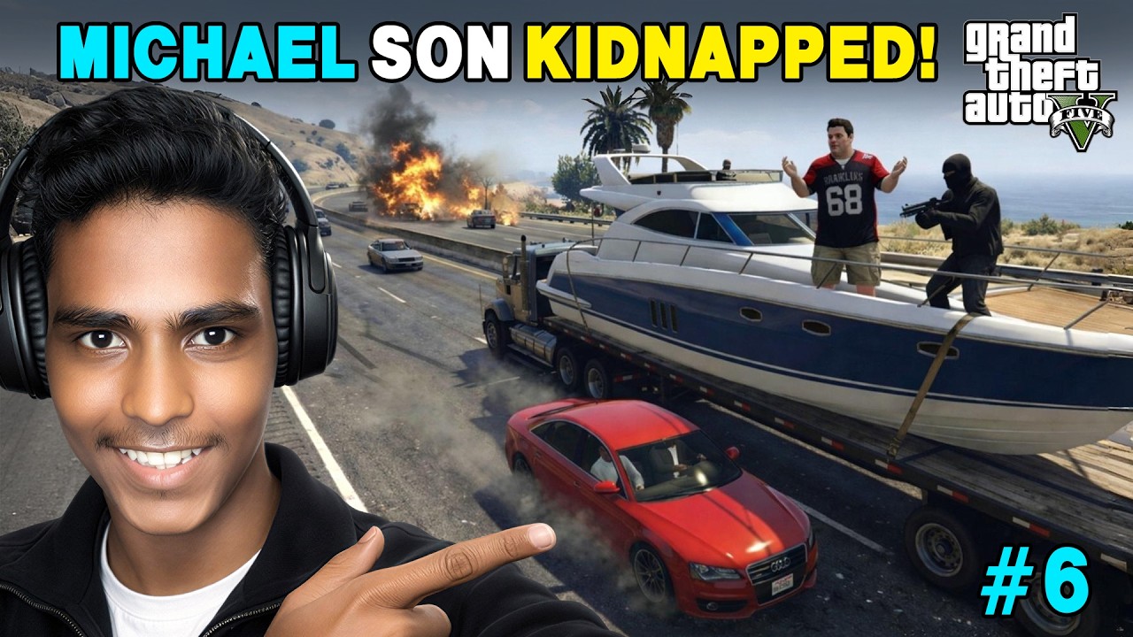 MICHAEL’S SON GOT KIDNAPPED! EPIC RESCUE WITH FRANKLIN | GTA 5 GAMEPLAY #6