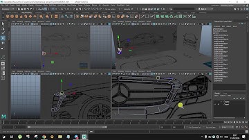 Autodesk Maya Car Modeling tutorial part 2