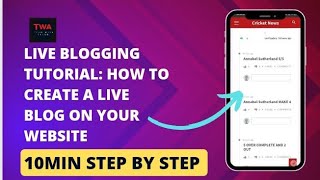 How to Create a Live Blog in IPL on Website #liveblogging #liveipl #iplnews #ipl2023  #websiteupdate screenshot 4