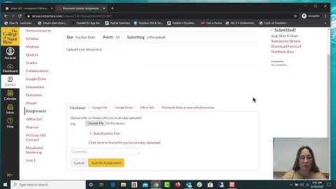 How to Re Submit an Document to a Canvas Assignment