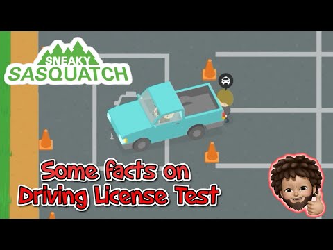 Sneaky Sasquatch - Facts on the Driving License Test