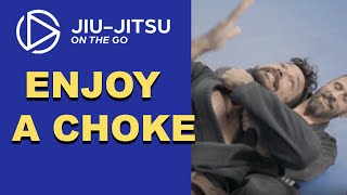 Choke Series, #1 Enjoy A Choke! Brazilian Jiu-Jitsu submission technique training video. Katharo