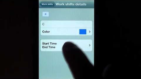Work Shifts Calendar