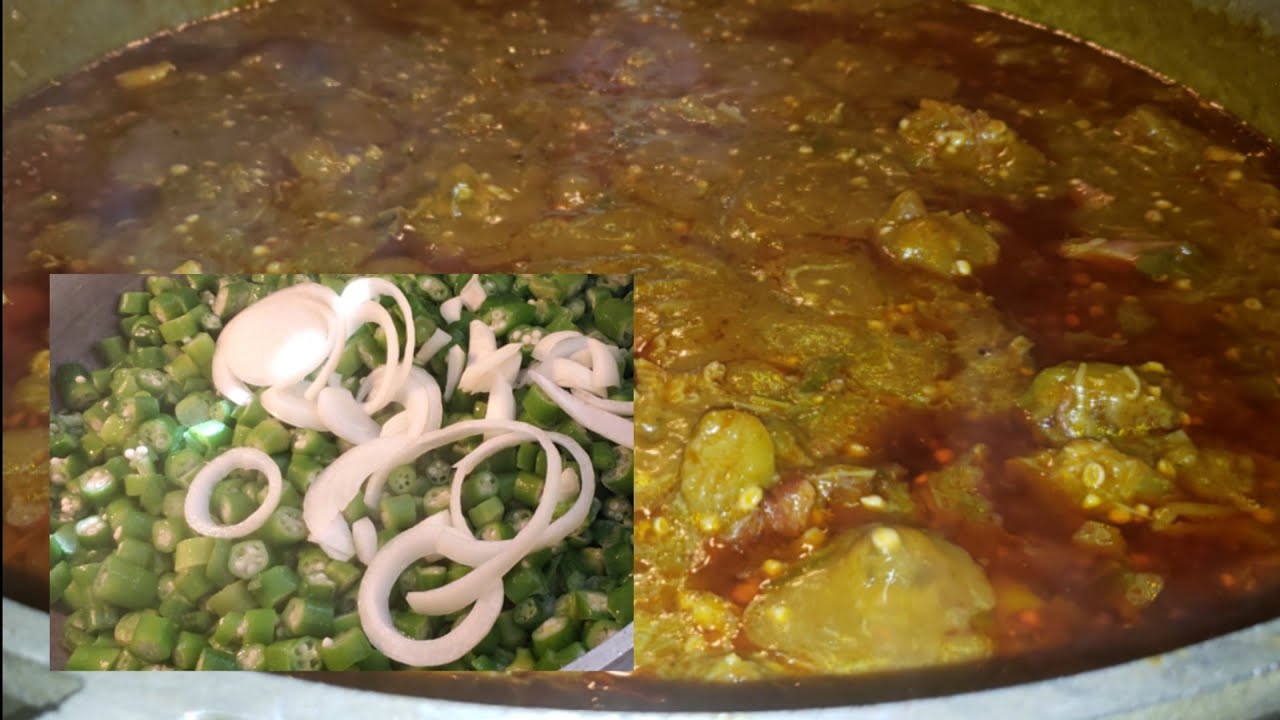 Liberian okra sauce using pressure cooker YouTube
