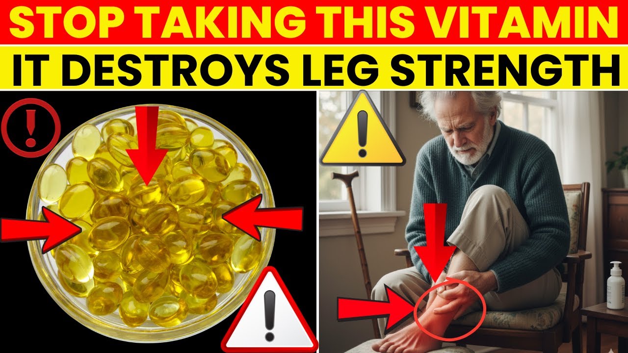 Предупреждение для пожилых людей старше 60 лет: эти витамины с каждым днём делают ваши ноги слабе...