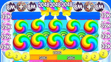 Bounce Merge vs shape - shifting / Ball Run 2048 Gameplay Walkthrough Android, iOS New Update part#1