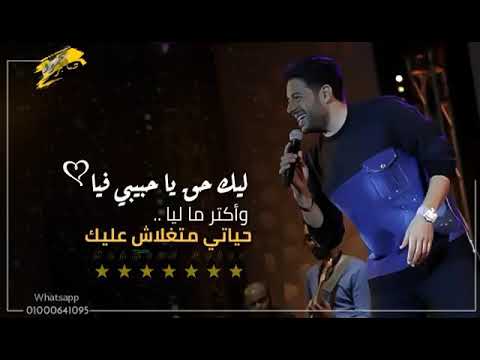 ليك حق يا حبيبي فيا حماقي حاله واتس