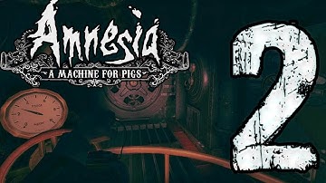 Amnesia A Machine For Pigs Walkthrough Part 2 - THE MONSTER IS CLOSE!
