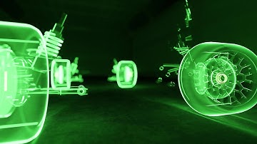 3D Hologram car animation