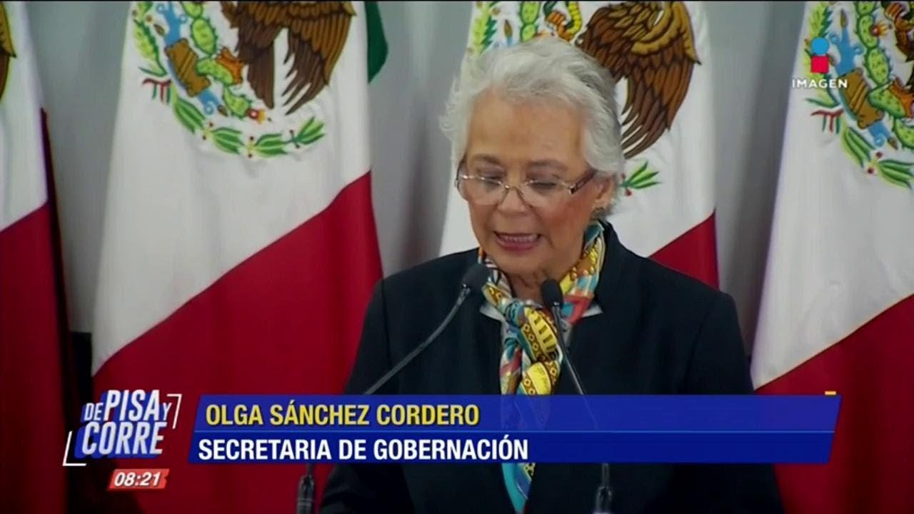 Olga Sánchez Cordero así entregó el Primer Informe de Gobierno | De ...