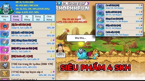 Ngọc Rồng Online | Siêu Phẩm Xayda 4 Set Kích Hoạt - Máy Bom NRO