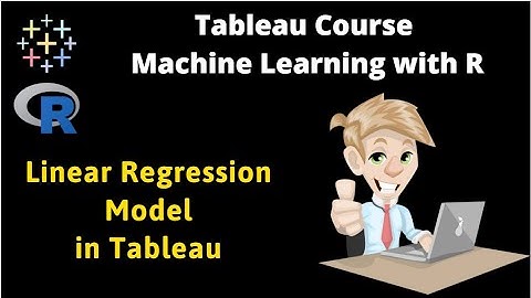 Tableau Linear Regression Model | Advanced Tableau Course | R Machine Learning Algorithm in Tableau