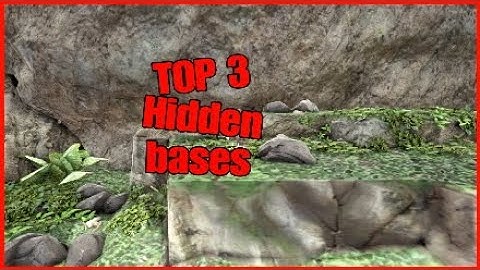 TOP 3 Hidden UNRAIDABLE base locations Ark crystal isle