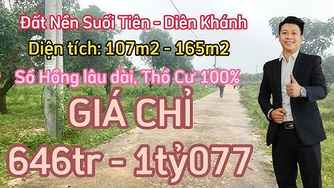 [Review Đất] Gửi Bán 7 Lô Đất Thôn Tân Khánh, Xã Suối Tiên, Tỉnh Khánh Hoà | Giá Chỉ 646Tr - 1Tỷ077