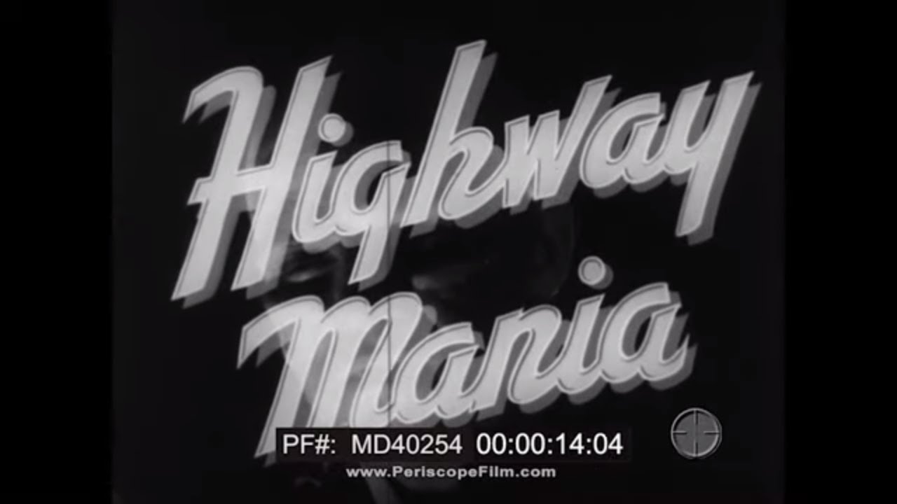 HIGHWAY MANIA 1937 DRIVER'S EDUCATION MOVIE NEW JERSEY TURNPIKE  MD40254